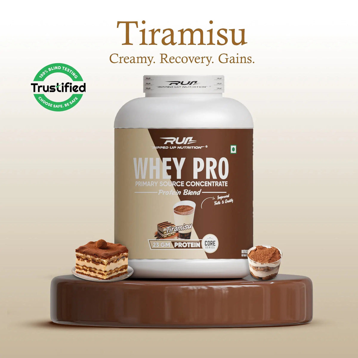 Whey PRO - Trustified™ (Primary Isolate + Concenterate Blend) - Ripped Up Nutrition