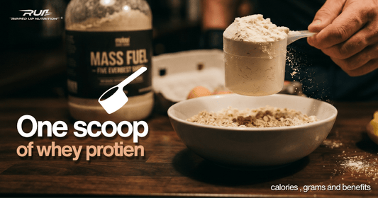 One Scoop of Whey Protein: Calories, Grams & Benefits - Ripped Up Nutrition