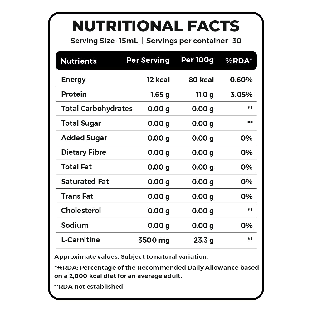 Liquid L-Carnitine 3500MG