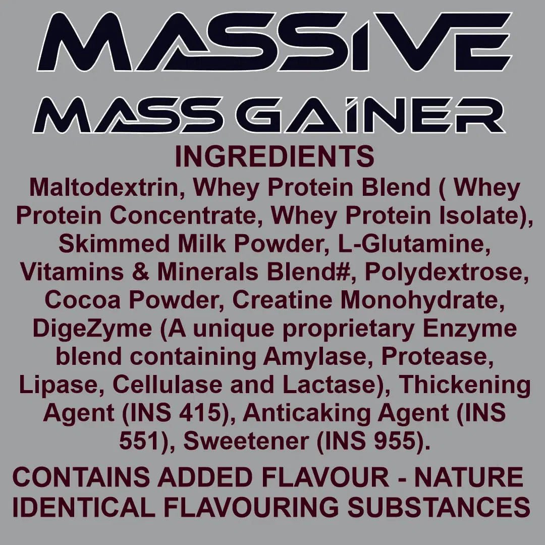 Massive Mass Gainer - Ripped Up Nutrition