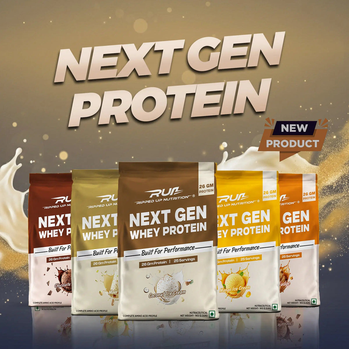 Next Gen Whey Protein (Whey + Fermented Yeast Protein) - Ripped Up Nutrition