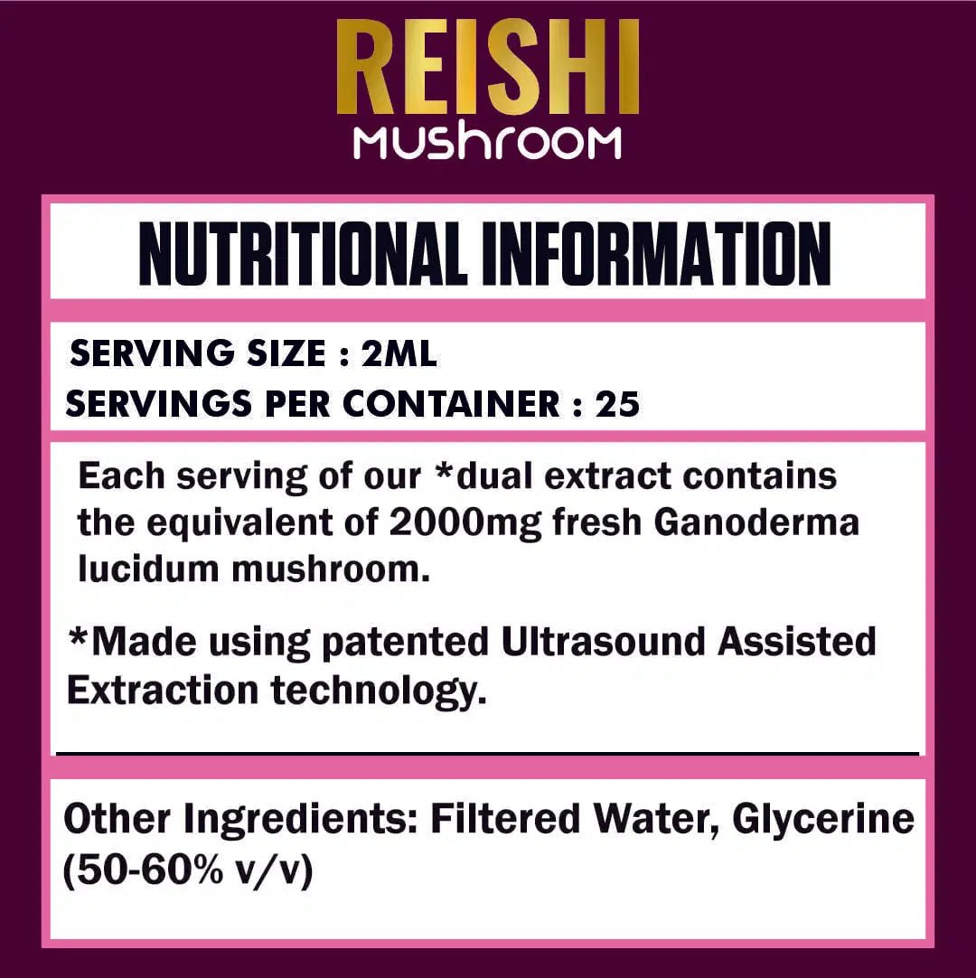 Reishi Mushroom Liquid Extract - Ripped Up Nutrition