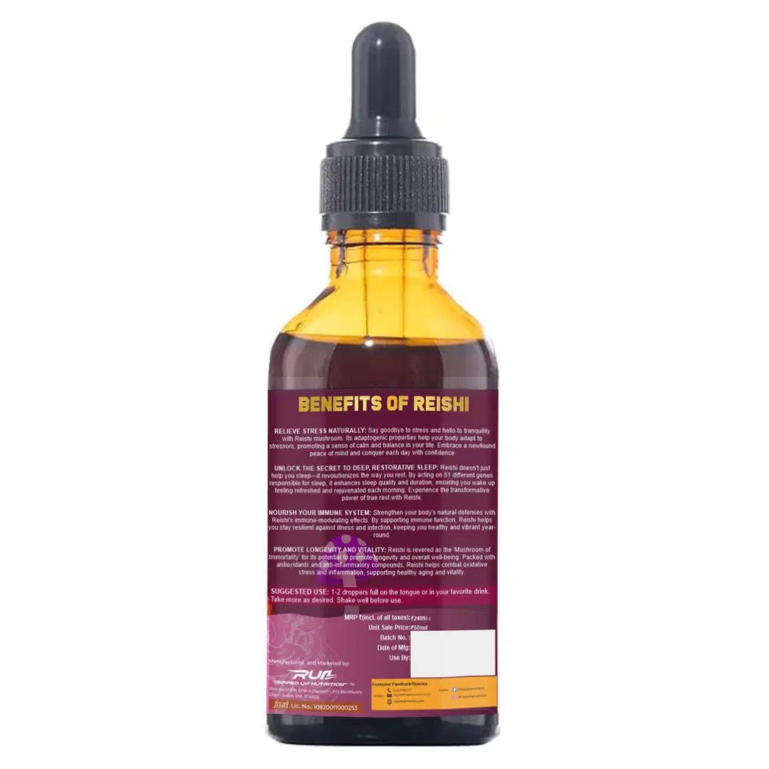 Reishi Mushroom Liquid Extract - Ripped Up Nutrition