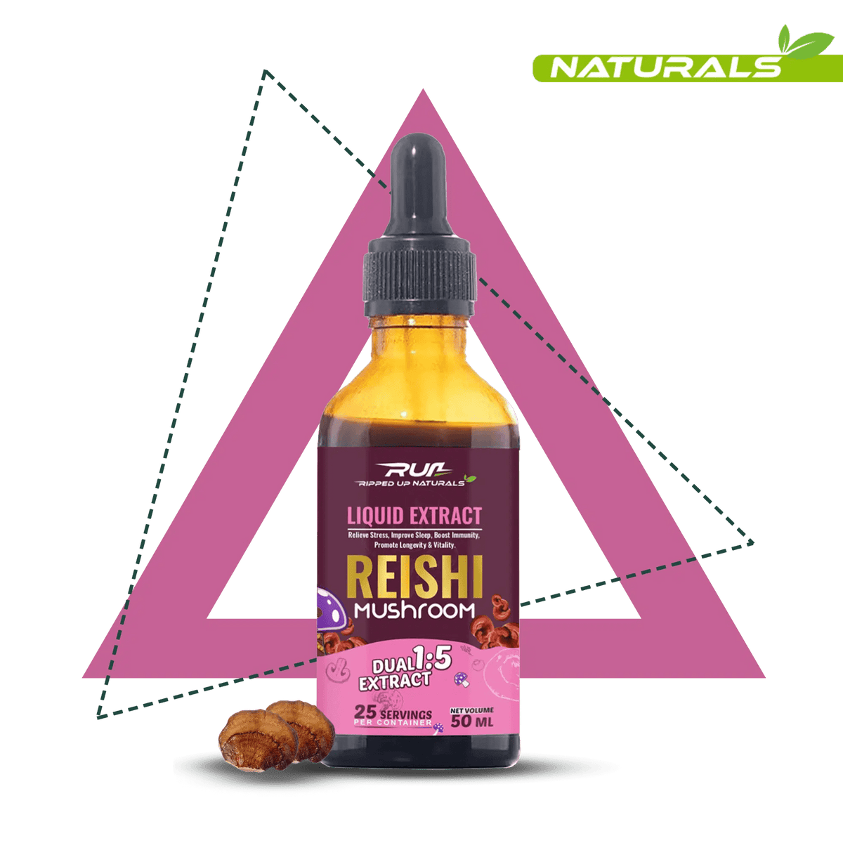 Reishi Mushroom Liquid Extract - Ripped Up Nutrition