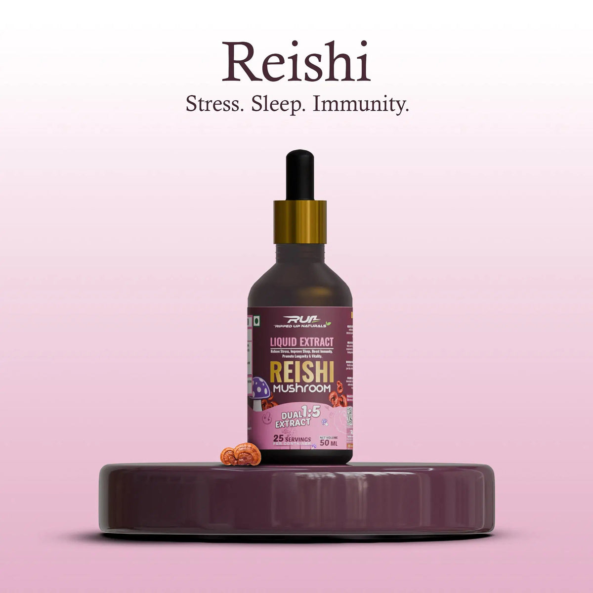 Reishi Mushroom Liquid Extract - Ripped Up Nutrition