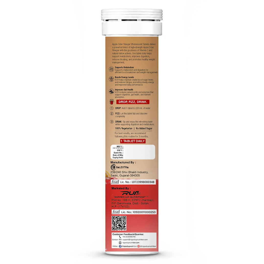 RUN ACV - Gut Health+Weight Management - Ripped Up Nutrition