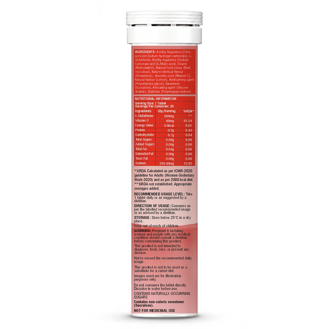 RUN Glutathione - Bright Skin+Pigmentation Support - Ripped Up Nutrition