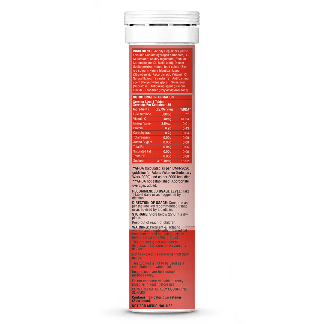RUN Glutathione - Bright Skin+Pigmentation Support - Ripped Up Nutrition