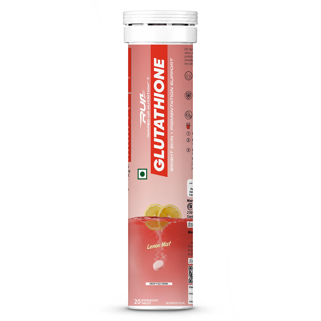 RUN Glutathione - Bright Skin+Pigmentation Support - Ripped Up Nutrition