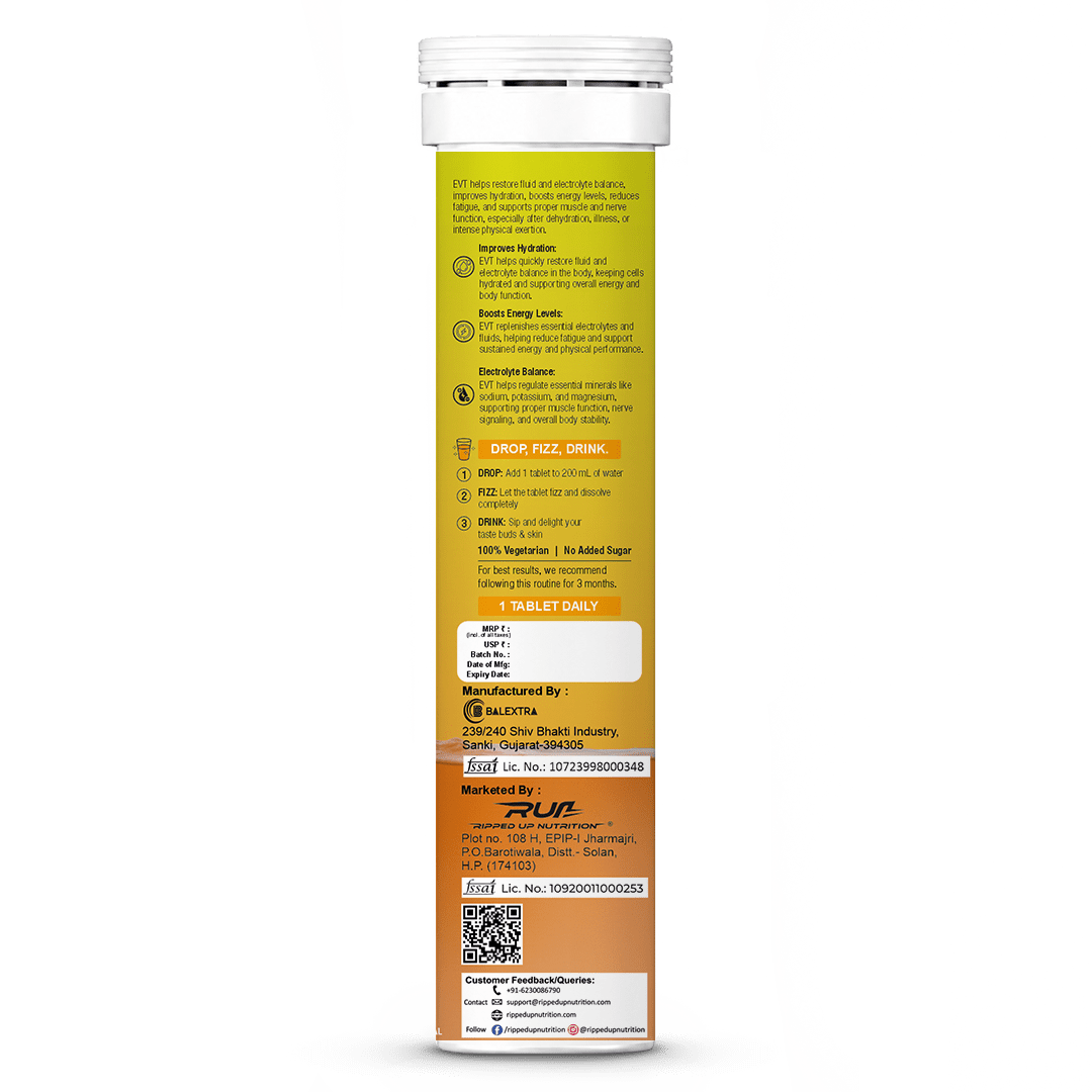 RUN Hydration - Instant Electrolytes + Vitamins - Ripped Up Nutrition