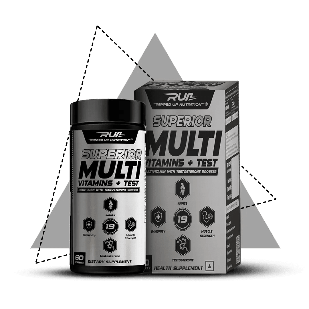 Superior Multi Vitamin + Testa Booster - 60 Softgel Capsule - Ripped Up Nutrition