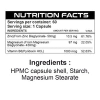 ZMA – Advanced Night Recovery Formula (60 Veg Capsules) - Ripped Up Nutrition